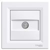 Schneider Electric Asfora Surface-Mounted TV Socket, White (EPH3200121)