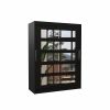 ADRK MURANI Wardrobe With Mirror 150x200cm, Black (SW-MUR-B-150+n274)