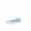 Adrk Aldex Children's Bed 190x86x72cm, Without Mattress, White (CH-Alde-W-190-E1926)