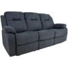 Home4You Dixon Reclining Sofa, 210x95x102cm, Dark Grey (21663)