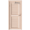 Finierētas Durvis Dora Modern 3 Komplekts - Vērtne, Kārba, Slēdzene, Eņģes, Balināts Ozols, Stiklotas 600x2000mm