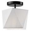 Carla Grid Lamp 60W, E27 White/Black (65423)