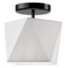 Griestu Lampa Carla 60W, E27 Balta/Melna (65423)