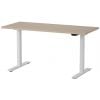 Martin Electric Height Adjustable Desk 140x60cm White/Oak (28-0700-71)