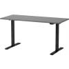 Martin Electric Height Adjustable Desk 140x60cm Black/Graphite Grey (28-0708-12)