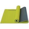Toorx Yoga Mat 173x60x0.6cm Green/Anthracite Gray (530GAMAT176)