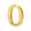 Sparta Adhesive House Number 0, 50x30mm, Brass (919.000.03.000)