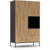 Eltap Lanzzi Chest of Drawers, 60x120x200cm, Oak (SF-LAN-A-SZA120)