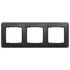 Schneider Electric Sedna Design Metal Frame 3-gang, Black (SDD314803)