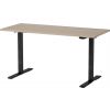 Martin Electric Height Adjustable Desk 140x60cm Black/Oak (28-0708-71)