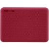 Toshiba Canvio Advance External Hard Drive, 1TB, Red (HDTCA10ER3AA)