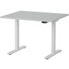 Martin Electric Height Adjustable Desk 100x80cm White/Stone Grey (28-0702-10)