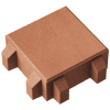 Betona Bruģis Stoneroc Eco Oranžs, 200x200x80mm (9.6m²)
