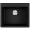 Franke Maris MRG 610-54 Fragranite Built-in Kitchen Sink, Onyx (steel push-button) (114.0658.494)