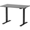 Martin Electric Height Adjustable Desk 100x60cm Black/Graphite Grey (28-0706-12)