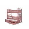 Adrk Hippo Children's Bed 190x87x175cm, Without Mattress, Pink (CH-Hip-P-190-E1898)