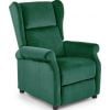 Atpūtas Krēsls Halmar Agustin 2, 92x75x107cm, Zaļš (V-CH-AGUSTIN_2-FOT-C.ZIELONY)