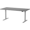 Martin Electric Height Adjustable Desk 160x80cm Grey/Graphite Grey (28-0697-12)