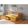 Adrk Tomi Children's Bed 206x97x80cm, Without Mattress, Oak (CH-Tom-OLCH-206-E1439)