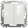 Schneider Electric Sedna Design Double Switch, White (SDD111108)