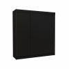 ADRK MEGAN Wardrobe 200x215cm, Black (SW-MEG-B-200+A685)