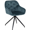 Home4You Brit Relaxing Chair Blue