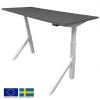 Linergo Height Adjustable Desk 120x70x2.5cm White/Grey (79-1270-BP)