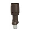 Vilpe Flow Ventilation Outlet with Roof Hood, Insulated, Brown Ø 125/IS/500mm