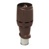 Vilpe Flow Ventilation Outlet with Roof Hood, Insulated, Brown Ø 160/IS/500mm