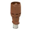 Vilpe Flow Ventilation Outlet with Roof Hood, Insulated, Brick Red Ø 160/IS/500mm