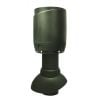 Vilpe Flow Ventilation Outlet with Roof Hood, Non-insulated, Green Ø 110/300mm