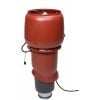 Vilpe E190P/125/500 Roof Ventilator Red/RAL3009