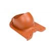 Vilpe Nera Ventilation Outlet Connection for Finnera Roofing, Brick Red