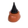 Vilpe Roof Ventilation Pipe, Brick Red 12-100