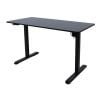 Home4you Ergo Light Height Adjustable Desk 120x60cm, Black (K187082)