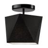 Carla Glass Lamp 60W, E27 Black (65426)