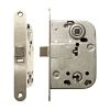 Abloy LC 2014 door lock mechanism WC, with strike plate, matte chrome