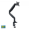 Monitor Arm with Gas Spring, Black