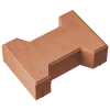 Betona Bruģis Stoneroc Niidirull 100 Oranžs 200x165x100mm (7.39m²)