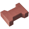 Betona Bruģis Stoneroc Niidirull 100 Sarkans 200x165x100mm (7.39m²)