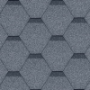 Hexagonal Bitumen Shingles for Roofing, Grey, 3m2