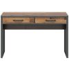 Black Red White Weston Office Desk, 120x75x60cm, Oak (S483-BIU2S-SOSTC/MTA)