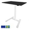 Linergo Solo Height Adjustable Desk 100x70x2.5cm White/Black (81-1070-BM)