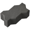 Betona Bruģis Stoneroc Uni 100 Melns, 225x112.5x100mm (8.1m²)