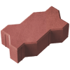 Betona Bruģis Stoneroc Uni 100 Sarkans, 225x112.5x100mm (8.1m²)