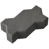 Betona Bruģis Stoneroc Uni 60 Melns, 225x112.5x60mm (10.12m²)