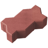 Betona Bruģis Stoneroc Uni 80 Sarkans, 225x112.5x80mm (8.85m²)
