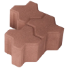 Betona Bruģis Stoneroc Unilock 80 Sarkans 225x225x80mm (7.97m²)