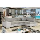 Eltap Fabio Berlin/Soft Corner Pull-Out Sofa 167x268x73cm, Grey (F33)