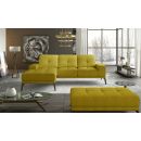 Eltap Torrense Omega Corner Sofa 53x265x98cm, Yellow (Tor_62)